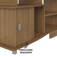 Rack Royal Pinho Para Tv Até 42", Nichos E 1 Porta