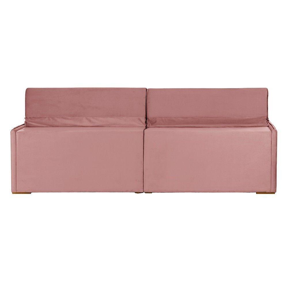 Sofá 4 Lugares 2.30 Mt Com Molas Retrátil E Reclinável Rose - 2