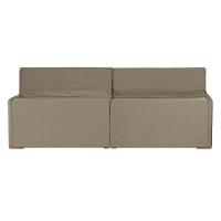 Sofá 4 Lugares 2.30 Mt Com Molas Retrátil E Reclinável Bege - 2