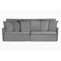 Sofá 4 Lugares 2.30 Mt Com Molas Retrátil Reclinável Cinza - 10