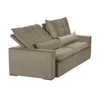 Sofá 5 Lugares 2.50 Mt Retrátil E Reclinável Sofatec Bege - 5