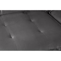 Sofá 4 Lugares 2,30 Mt Com Molas Retrátil E Reclinável Cinza - 7