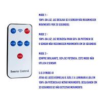 Luminaria Solar Controle Sensor De Proximidade Led Spot - 9