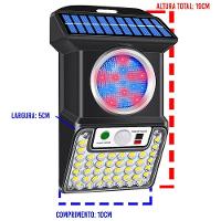 Luminaria Solar Controle Sensor De Proximidade Led Spot - 11