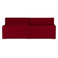 Sofá 5 Lugares Com Molas Retrátil E Reclinável Vermelho - 2