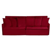 Sofá 5 Lugares Com Molas Retrátil E Reclinável Vermelho - 10