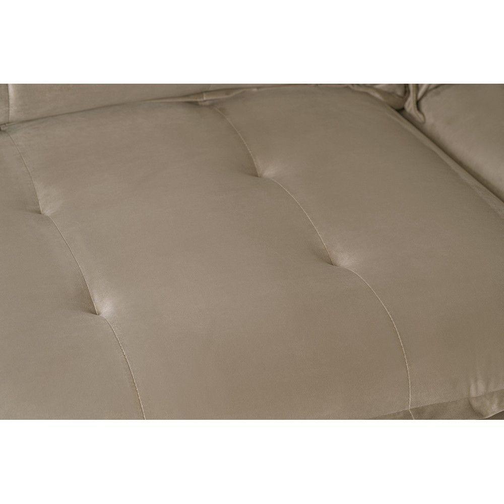 Sofá 6 Lugares 2,90Mt Com Molas Retrátil E Reclinável Bege - 8