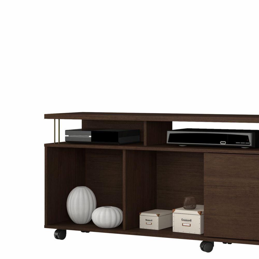 Rack Atraente Para Tv Até 75 Polegadas Jcm Movelaria Café Off White - 2