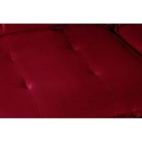 Sofá 6 Lugares Com Molas Retrátil E Reclinável Vermelho - 7