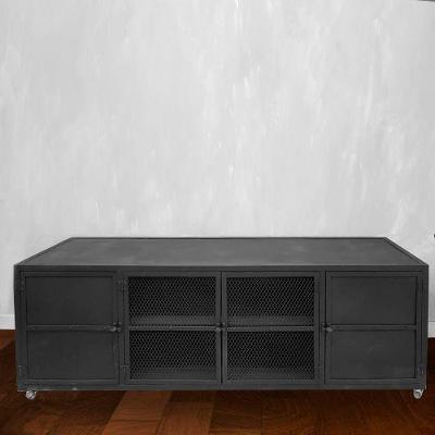 Rack Broadway Largura 160cm L Cor Preto