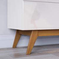 Rack Bancada 2 Gavetas 218cm Amy Off White/nature - 2