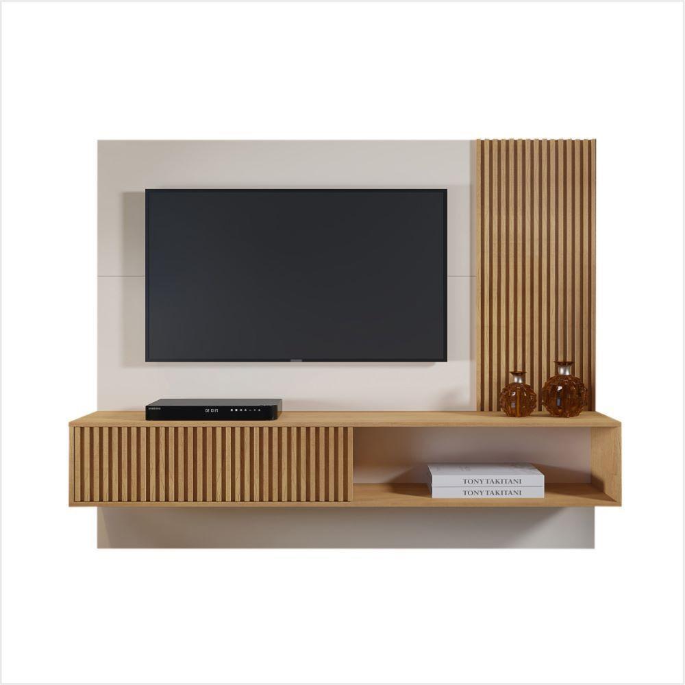 Painel Roma Sem Led Tv Até 75 Polegadas Mavaular naturalle - 1