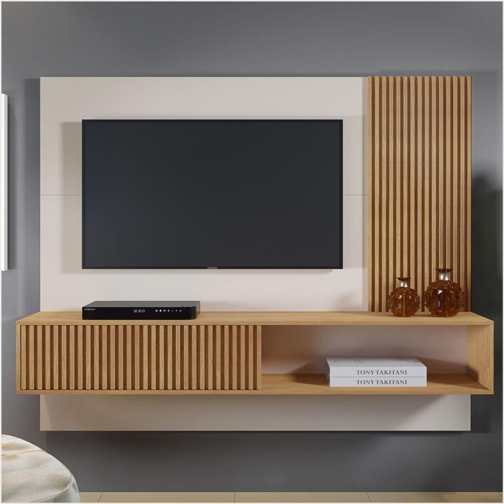 Painel Roma Sem Led Tv Até 75 Polegadas Mavaular naturalle - 6