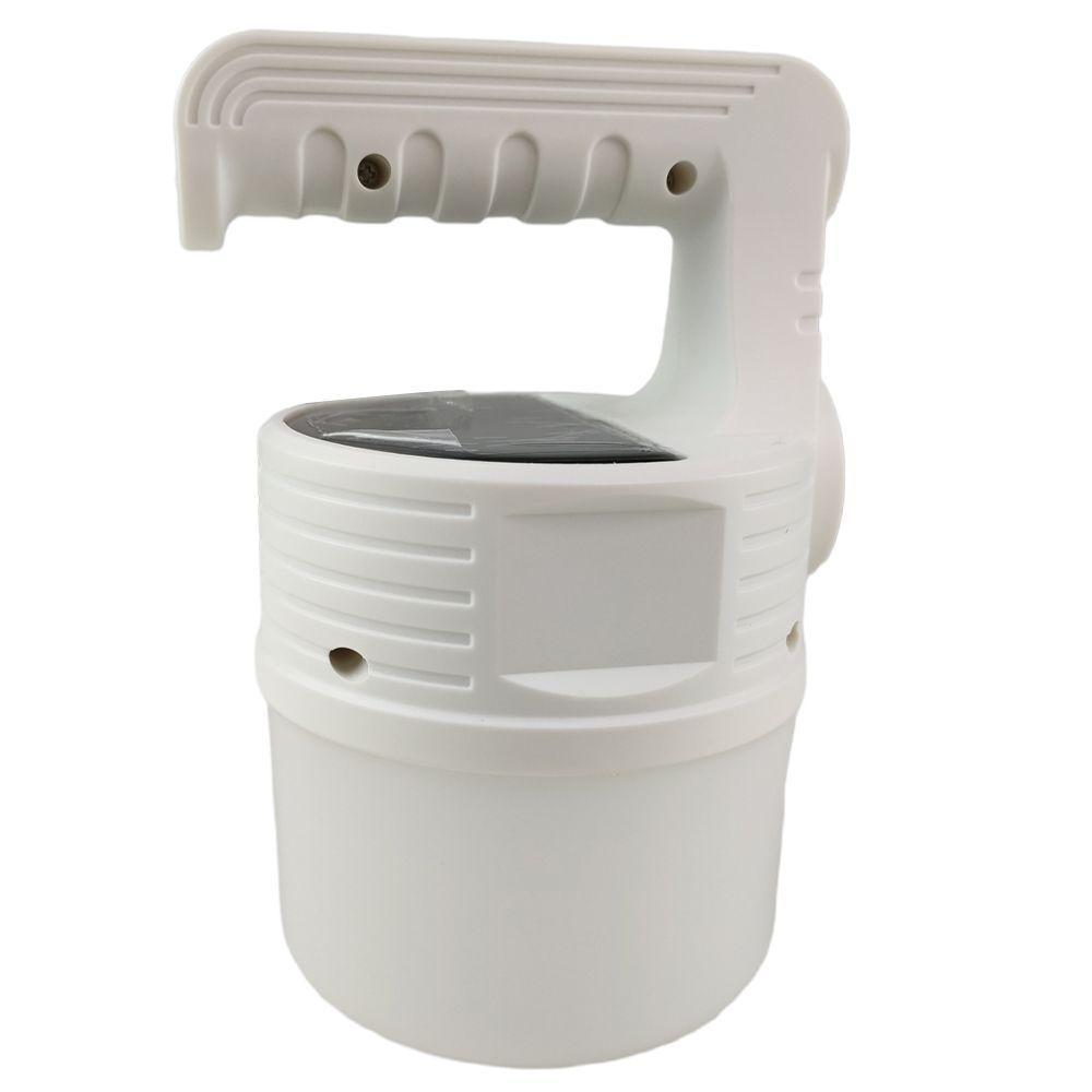 Luminaria Solar 2 Em 1 Lanterna Duplo Led Gancho Pendurar - 7