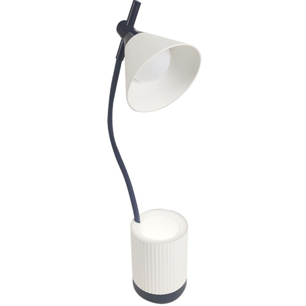 Luminaria De Mesa Touch Flexivel Abajur Led Porta Objetos - 1
