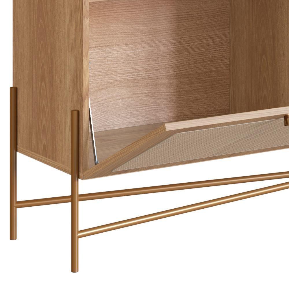 Rack p/Tv 70 Pol Palhinha 28930 Linha Oslo Hanover Artesano - 4