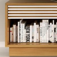 Rack 2 Gavetas Para Tv 42'' Ra2003 Natural Off White - 7