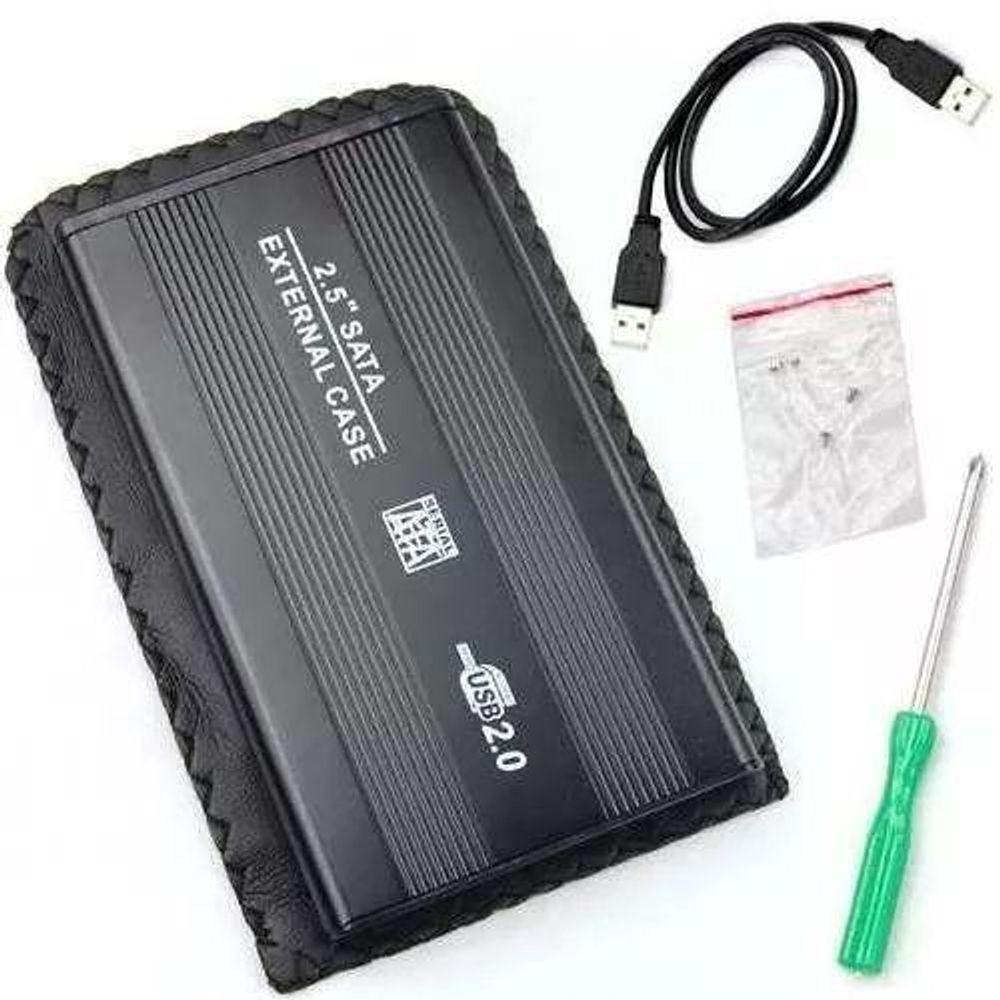 Case Hd Externo Notebook Sata 2.5 Gaveta Alumínio - Usb 3.0 - 3