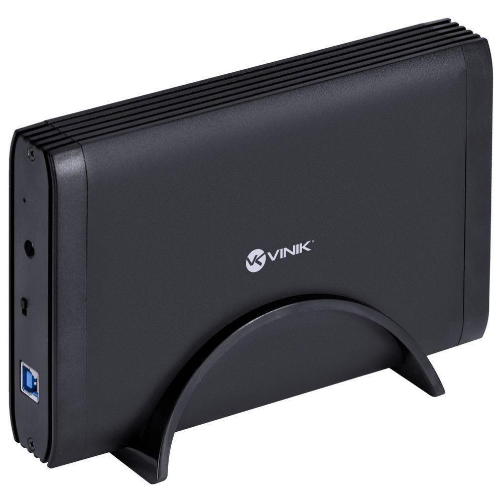 Case Externo Para Hd 3.5" Usb 3.0 Tipo B Com Chave I/O Preto - 1