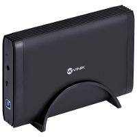 Case Externo Para Hd 3.5" Usb 3.0 Tipo B Com Chave I/O Preto - 1