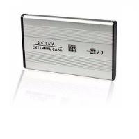 Case Em Aluminio Hd 2.5 Notebook Sata P/ Usb 2.0 - Prata - 1