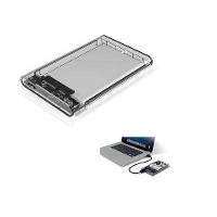 Case Transparente Para Hd Sata 2.5" Hhd Ou Ssd Usb 3.0 - 2