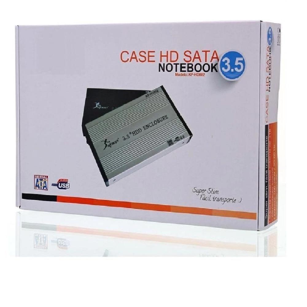 Case Para Hd 3,5 De Pc Computador Hd Externo Sata Usb 2.0 - 2