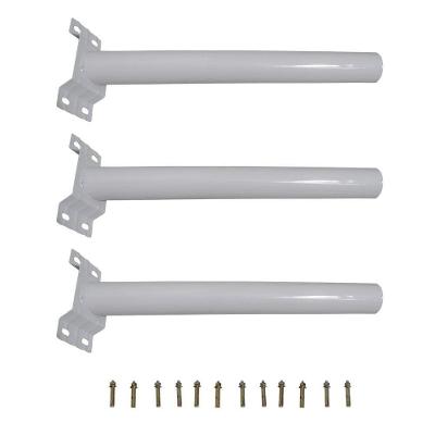 Suporte Barra Luminaria Solar Kit Com 3 Unidadesrua Poste