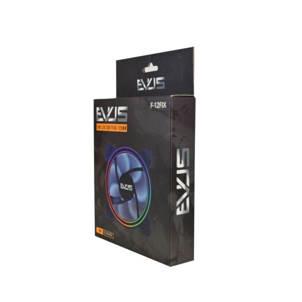 Cooler Gamer Evus F-12Fix Fan 12Cm Com Led - 2