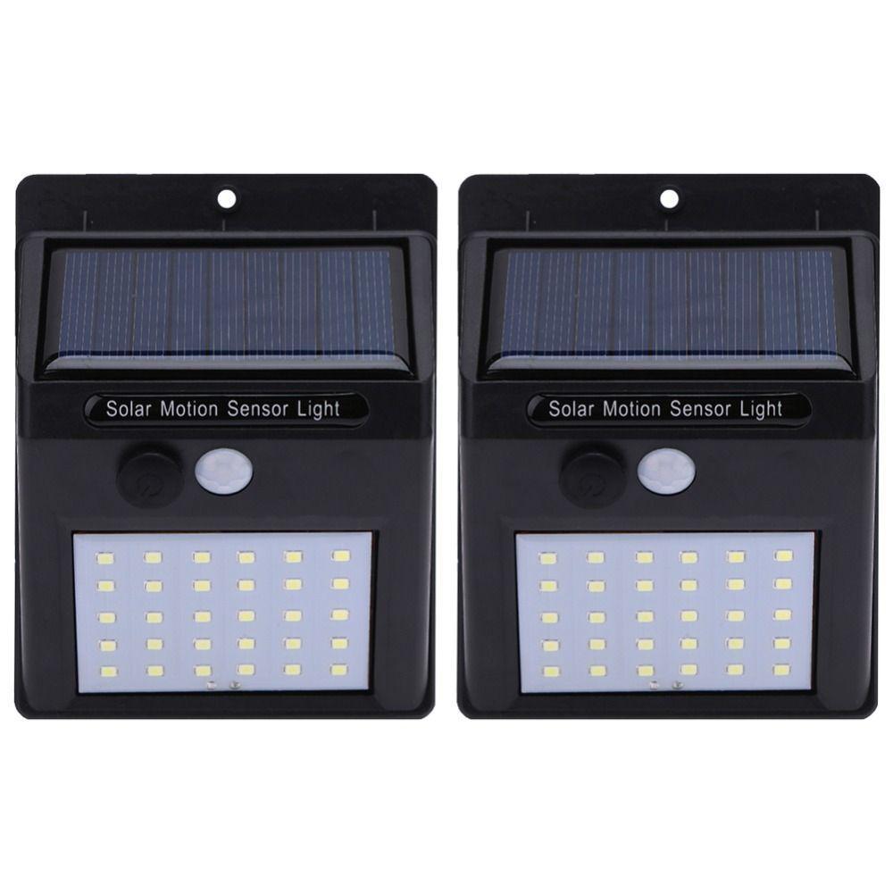 Luminária Solar Parede 30 Leds Sensor Movimento Automático - 3