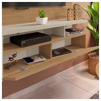 Painel Bancada Para Tv Até 55 Polegadas Black Marrom Caemmun - 3