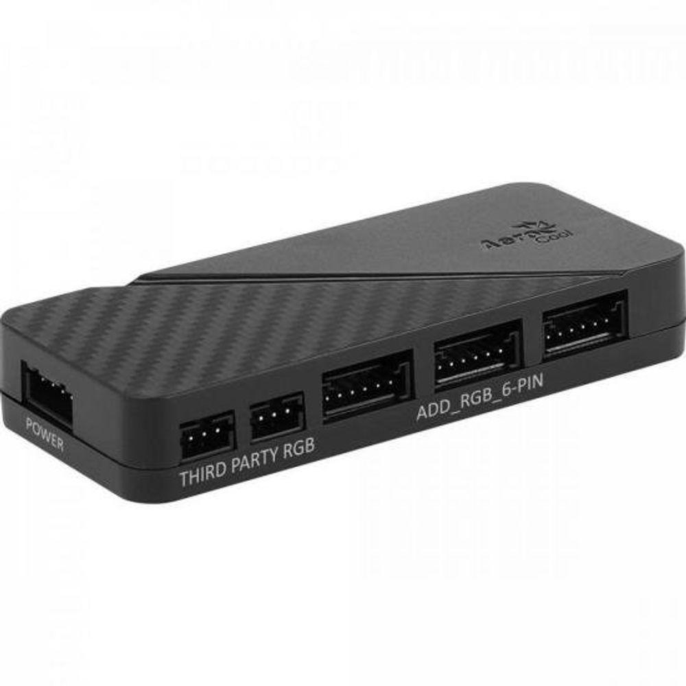 Kit 3 Coolers Saturn 12 Pro Argb + Hub + Controle Aerocool - 6