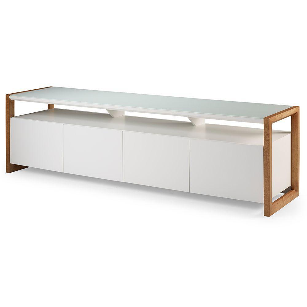 Rack Quadro 3 E 4 Gavetas Largura 180cm 6158 Capuccino - 1