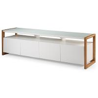 Rack Quadro 3 E 4 Gavetas Largura 180cm 6158 Capuccino - 1