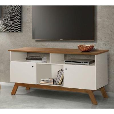 Rack Para Tv Amsterdã Madeira Off White