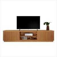 Rack Arezzo 2 Portas Tv Até 75 Polegadas Mavaular naturalle - 1