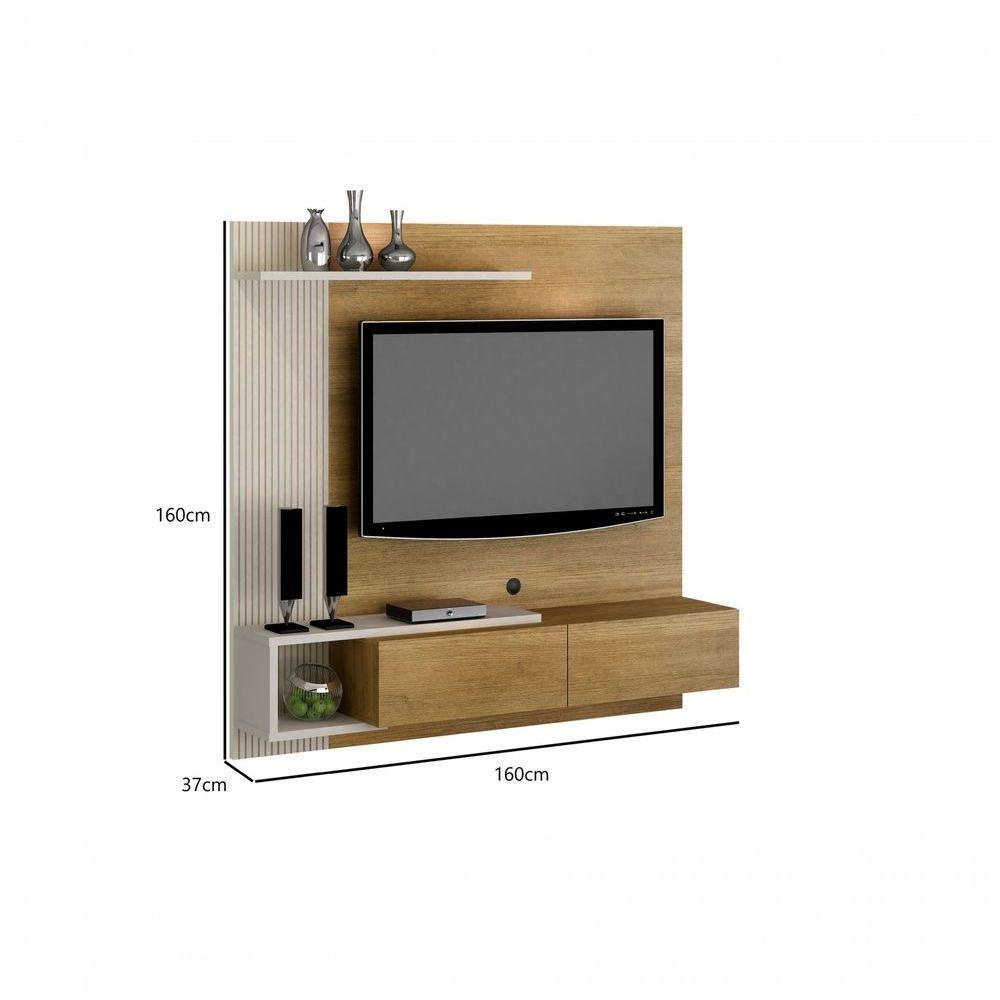 Home Suspenso Para Tvs Até 60" Cinamomo/off White - 3