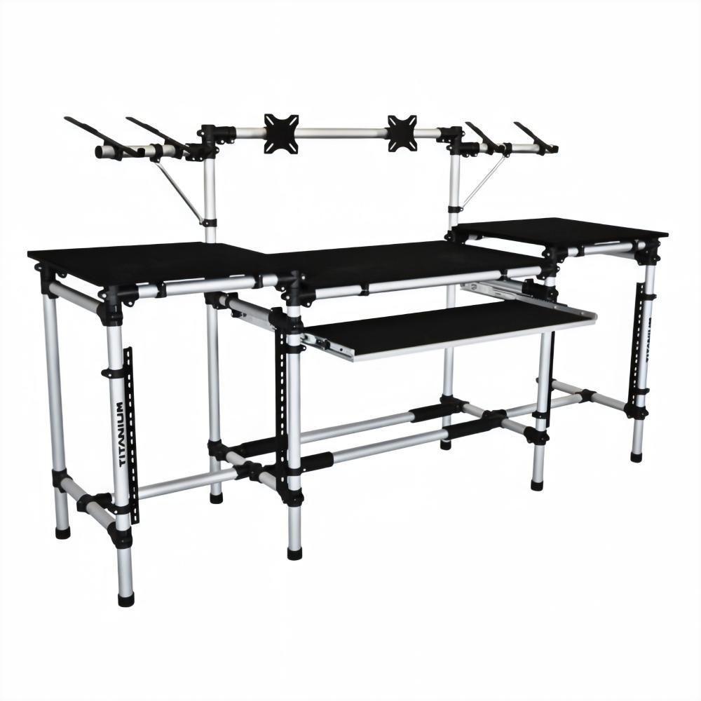 Rack Titanium Linear Rav-l Suporte P/ O Set Dj C/pleto - 2