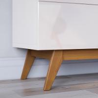 Rack Bancada 2 Gavetas 180cm Amy Off White/nature - 3