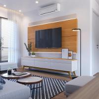 Rack Bancada 3 Gavetas 180cm Amy Off White/nature - 5