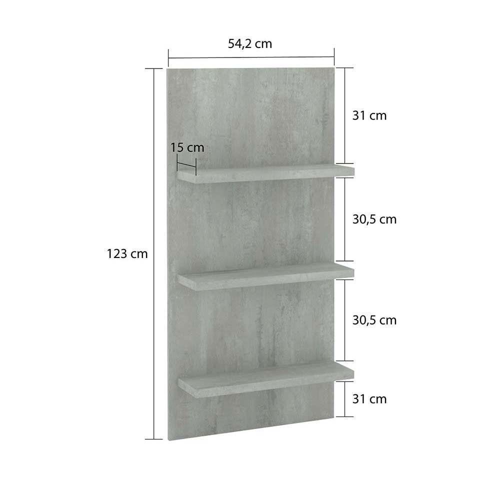 Bancada Mesa Gourmet Para Cozinh e Painel Suprema Concreto - 3