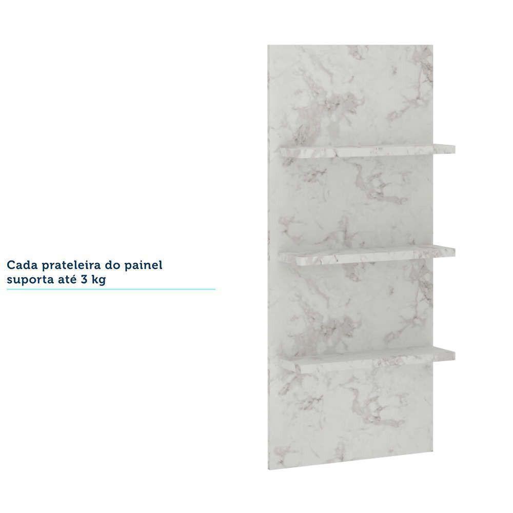 Bancada Mesa Gourmet Para Cozinh e Painel Suprema Marmore Bp - 3