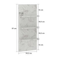 Bancada Mesa Gourmet Para Cozinh e Painel Suprema Marmore Bp - 9