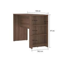 Bancada Mesa Gourmet Para Cozinh e Painel Suprema