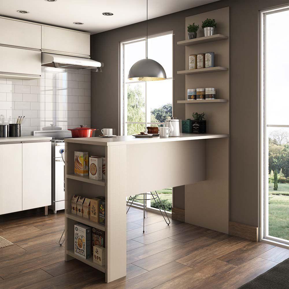 Bancada Mesa Gourmet Para Cozinh e Painel Suprema Connect - 1