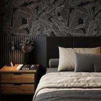 Painel Ripado Eva Laminado Autocolante 10cm Urban Metro M² Blue Com Textura Azul