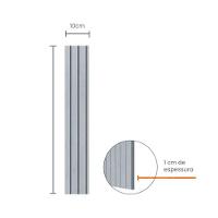 Painel Ripado Eva Laminado Autocolante 10cm Urban Metro M² White Com Textura Branco - 5