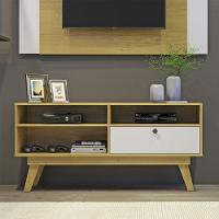 Rack Para Tv Até 50 Polegadas 1 Porta Houston Valdemóveis Cinamomo/off White - 1