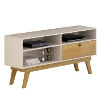 Rack Para Tv Até 50 Polegadas 1 Porta Houston Valdemóveis Off White/cinamomo - 8