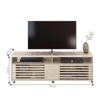 Rack Para Tvs Até 65 Polegadas Gaspar Calacata Off-white - 5